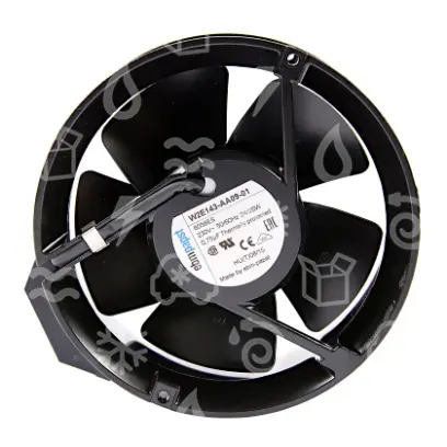 ventilátor axiální EBM W2E143-AA09-01, d=172x51mm, 230V, do potrubí